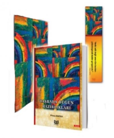 Taşrada Düğün Hazırlıkları - 3'lü Set (Kitap - Mini Tablo - Ayraç) Fra