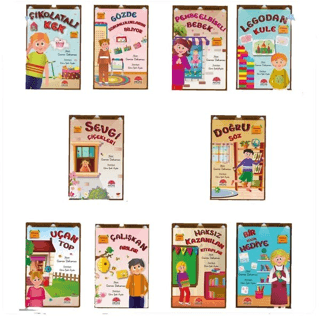 Tatlı mı Tatlı Hikayeler Seti - 10 Kitap Takım