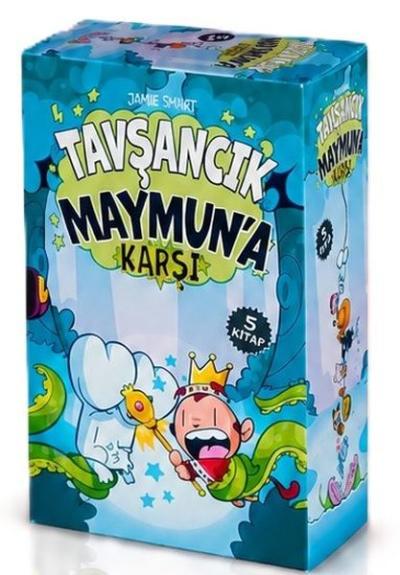 Tavşancık Maymun'a Karşı Seti - 5 Kitap Takım - Kutulu Jamie Smart
