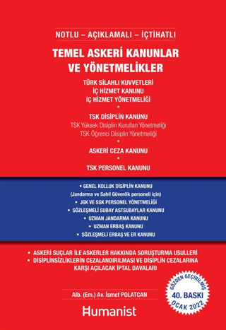 Temel Askeri Kanunlar ve Yönetmelikler