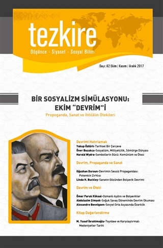 Tezkire Dergisi Sayı: 62 Ekim - Kasım - Aralık 2017