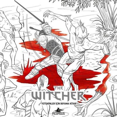 The Witcher: Yetişkinler İçin Boyama Kitabı Projekt Red