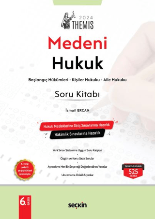 THEMIS - Medeni Hukuk Soru Kitabı - Başlangıç Hükümleri, Kişiler Hukuku ve Aile Hukuku