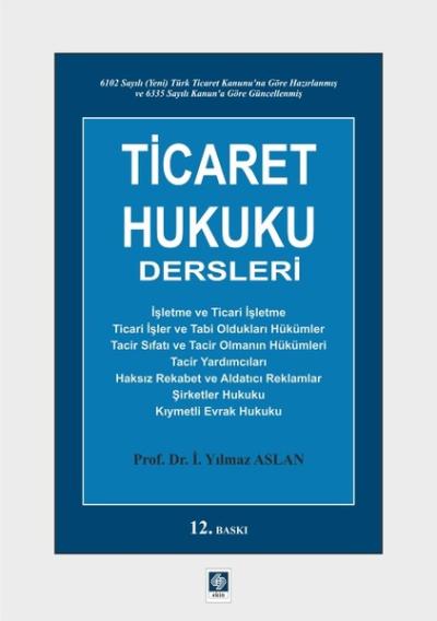Ticaret Hukuku Dersleri