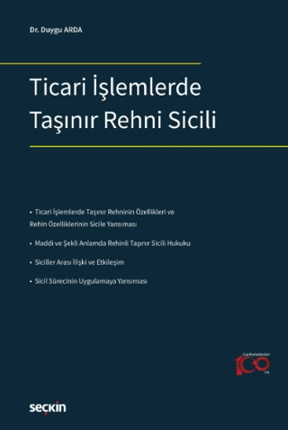 Ticari İşlemlerde Taşınır Rehni Sicili