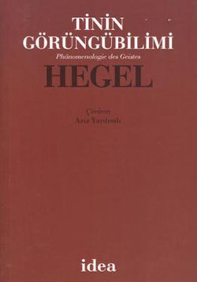 Tinin Görüngübilimi - Hegel %20 indirimli Aziz Yardımlı