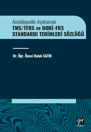 TMS/TFRS ve BOBİ-FRS Standardı Terimleri Sözlüğü