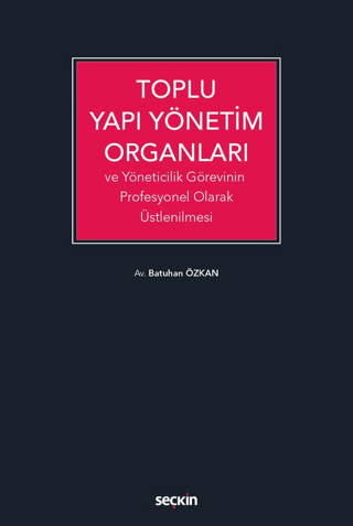 Toplu Yapı Yönetim Organları (Ciltli)