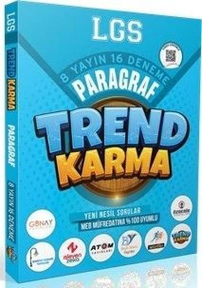 Trend Karma 8.Sınıf LGS Paragraf Denemeleri Kolektif