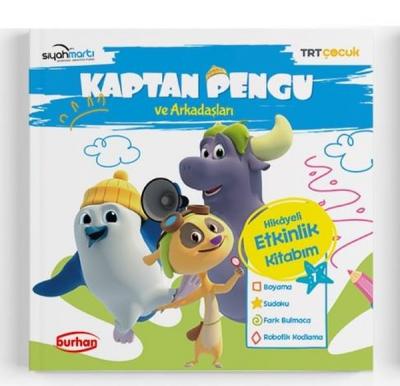 TRT Çocuk-Kaptan Pengu ve Arkadaşları Hikayeli Etkinlik Kitabım - 1