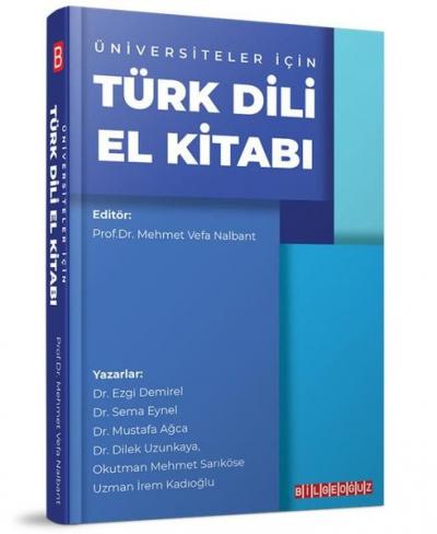 Üniversiteler İçin Türk Dili El Kitabı Mehmet Vefa Nalbant