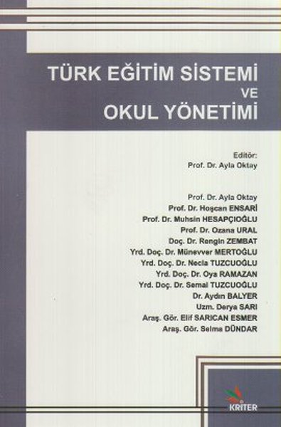 Türk Eğitim Sistemi ve Okul Yönetimi %5 indirimli Kolektif