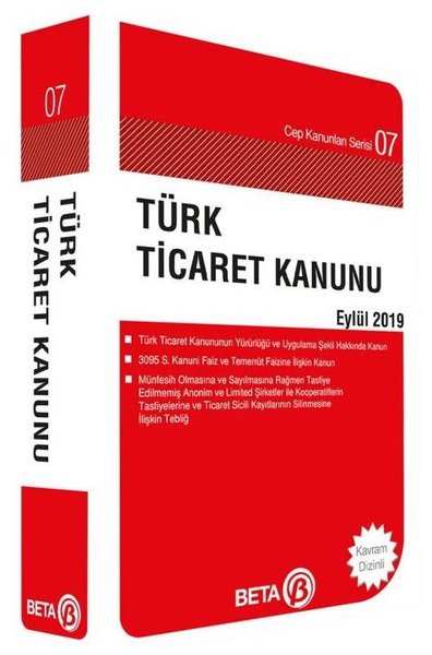 Türk Ticaret Kanunu Eylül 2019 Celal Ülgen