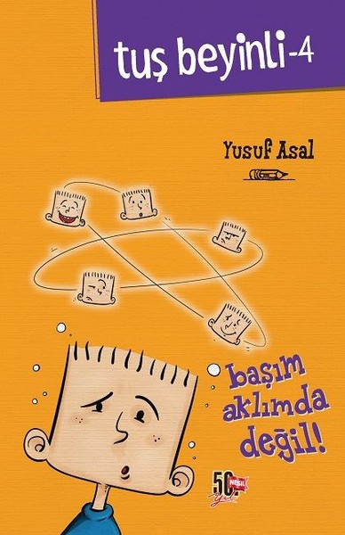 Tuş Beyinli 4 - Başım Aklımda Değil (Ciltli) Yusuf Asal