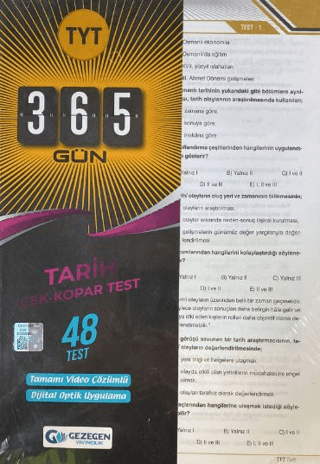 TYT 365 Gün Tarih 48 Yaprak Test