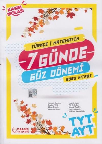 TYT AYT 7 Günde Güz Dönemi Türkçe Matematik Soru Bankası 2020 Kolektif
