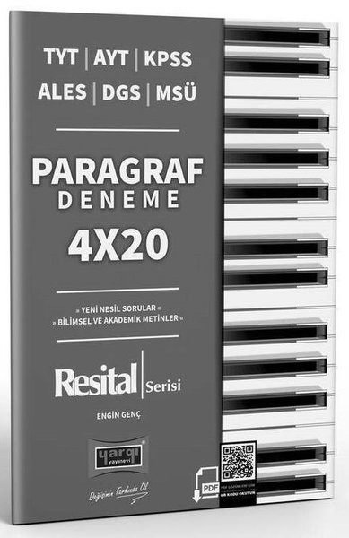 TYT AYT KPSS ALES DGS MSÜ Resital Serisi 4x20 Paragraf Denemeleri Engi
