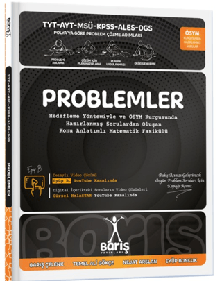 TYT AYT MSÜ KPSS ALES DGS Problemler Soru Bankası