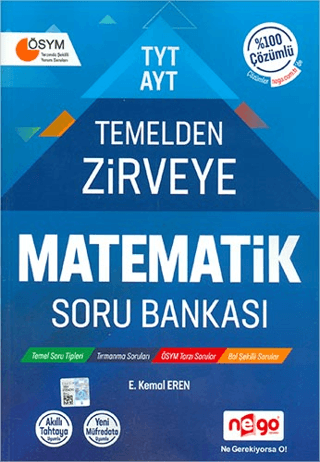 TYT AYT Temelden Zirveye Matematik Soru Bankası