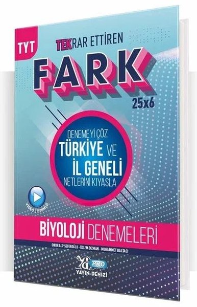 TYT Biyoloji Fark 25x6 Tekrar Ettiren Deneme