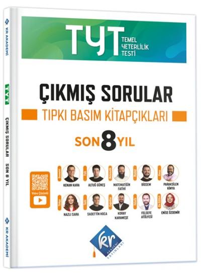 TYT Çıkmış Sorular Son 8 Yıl Tıpkı Basım Kitapçıkları Kolektif