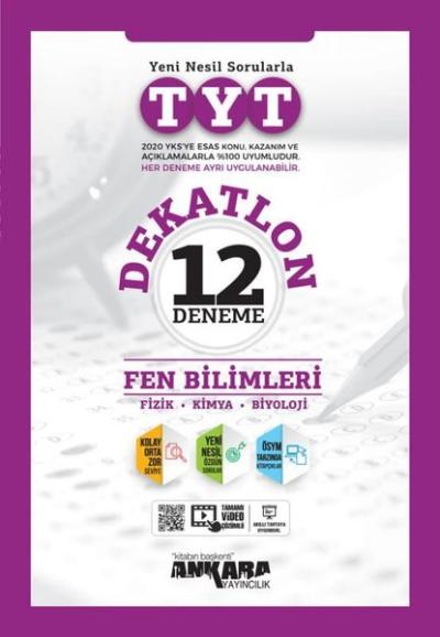 TYT Fen Bilimleri Dekatlon Denemeleri ( 12 Adet )