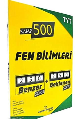 TYT Fen Bilimleri Kamp 500 Denemesi