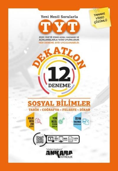 TYT Sosyal Bilimler Dekatlon Denemeleri ( 12 Adet )