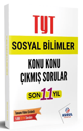 TYT Sosyal Bilimler Son 11 Yıl Konu Konu Çıkmış Sorular ve Video Çözümleri