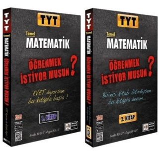 TYT Video Çözümlü Matematik Öğrenmek İstiyor musun? (2 Kitap Takım)