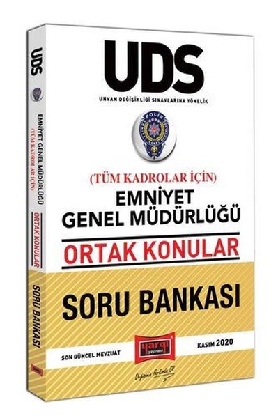 UDS Emniyet Genel Müdürlüğü Ortak Konular Tüm Kadrolar İçin Soru Banka