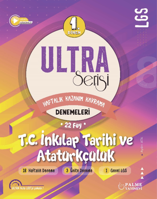 Ultra Serisi LGS 1. Dönem TC. İnkilap Tarihi Ve Atatürkçülük Denemeleri