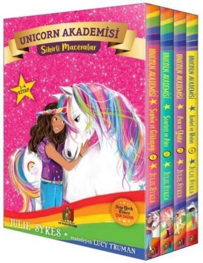 Sihirli Maceralar - Unicorn Akademisi Seti (4 Kitap Takım) Julie Sykes