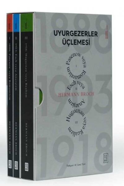 Uyurgezerler Üçlemesi Seti - 3 Kitap Takım - Kutulu Hermann Broch