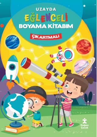 Uzayda Eğlenceli Boyama Kitabım