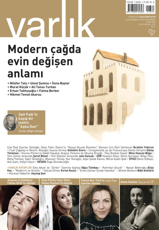 Varlık Edebiyat ve Kültür Dergisi Sayı: 1372 - Ocak 2022