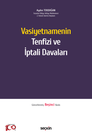 Vasiyetnamenin Tenfizi ve İptali Davaları (Ciltli)