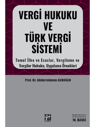 Vergi Hukuku ve Türk Vergi Sistemi
