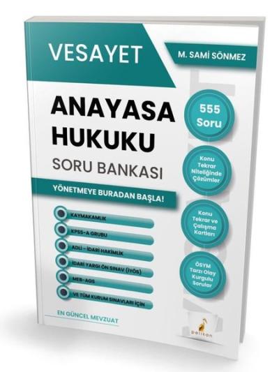 Vesayet Anayasa Hukuku Soru Bankası M. Sami Sönmez