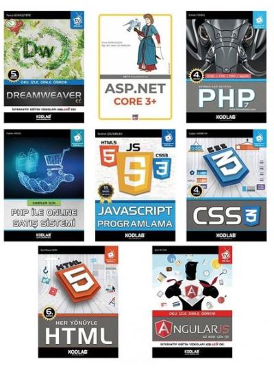 Web Tasarım Seti 2 (9 Kitap Takım) İbrahim Kavaklı