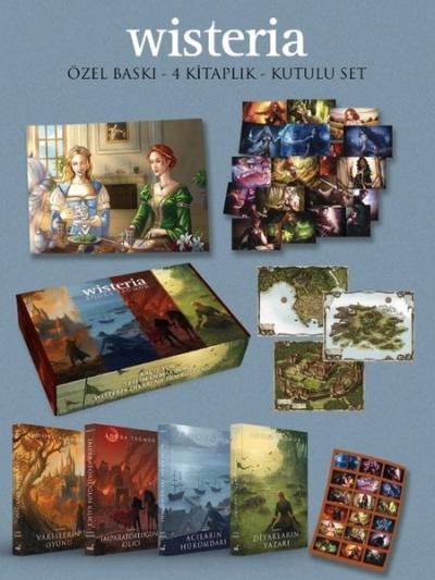Wisteria Özel Baskı Serisi Seti - 4 Kitap Takım - Hediyeli Kutu (Ciltli)