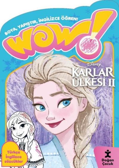 Wow! Disney Karlar Ülkesi 2 Boyama Kitabı - Boya, Yapıştır, İngilizce 