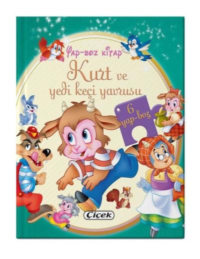 Kurt ve Yedi Keçi Yavrusu Yap-Boz Kitap Kolektif