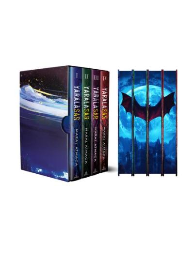 Yaralasar Serisi Seti 4 Kitap Takım - Yan Boyamalı Kutu (Ciltli) Maral