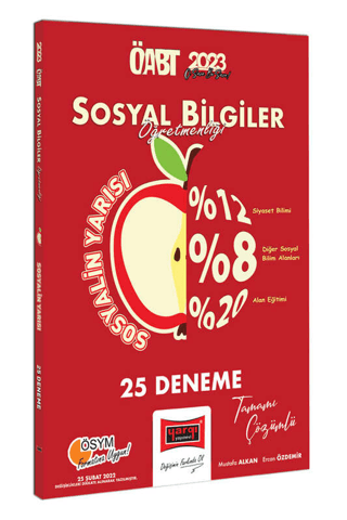 Yargı Yayınları 2023 ÖABT Sosyal Bilimler Öğretmenliği Tamamı Çözümlü 25 Deneme