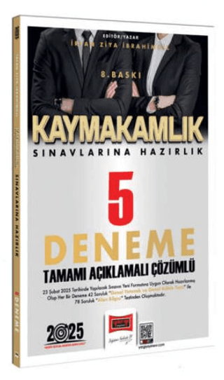 Yargı Yayınları 2025 Kaymakamlık Sınavlarına Hazırlık Tamamı Açıklamalı Çözümlü 5 Deneme Sınavı