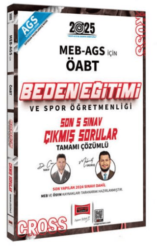 Yargı Yayınları 2025 MEB AGS ÖABT Beden Eğitimi ve Spor Öğretmenliği Son 5 Sınav Çıkmış Sorular