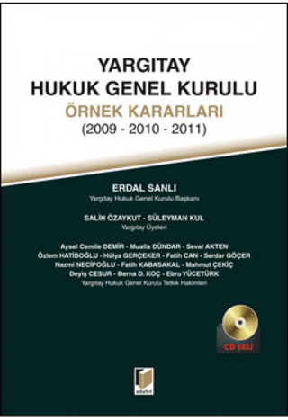 Yargıtay Hukuk Genel Kurulu Örnek Kararları (Ciltli)