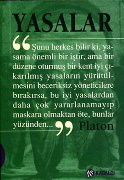 Yasalar Platon (Eflatun)