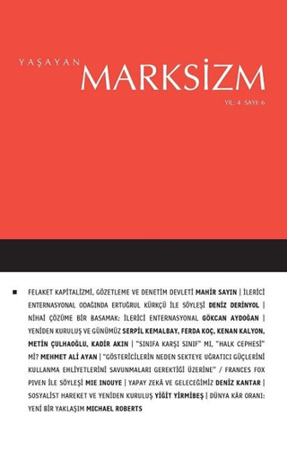 Yaşayan Marksizm Yıl 4 Sayı: 6